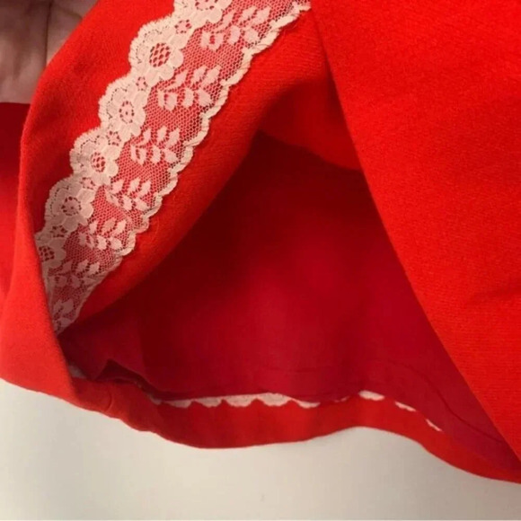 Kate Spade Raya Dress Red Midi Wool Cap Sleeve 8 - Picture 8 of 14